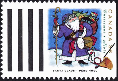 Santa Claus Canada Postage Stamp Christmas Christmas Personages