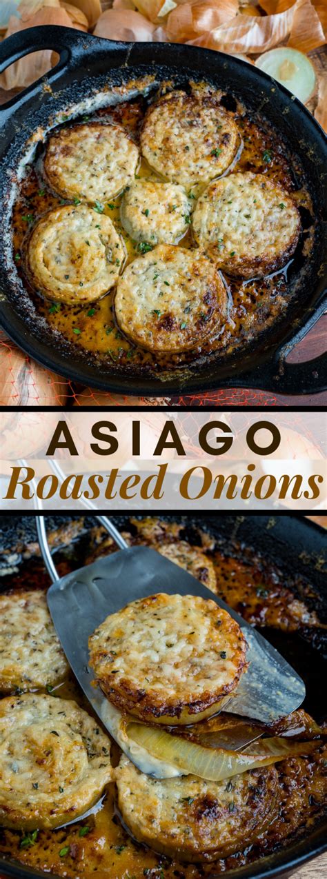 I liked their onion soup but it… Asiago Roasted Onions #vegetarian #cheese | Roasted onions ...
