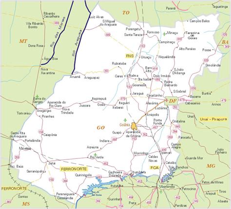Trabalho mapa goias dividido por municipios. MAPA DE GOIÁS PARA IMPRIMIR | coisas pra ver