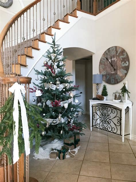 Our Neutral Christmas Entryway County Road 407