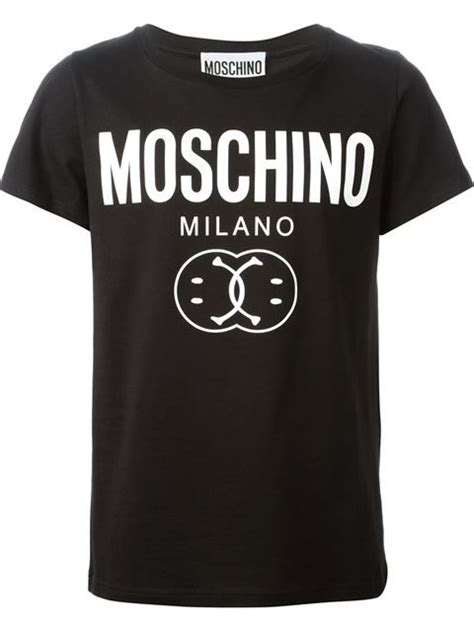 Moschino Camiseta Estampada Con El Logo Y Caras Sonrientes Julian