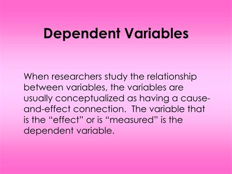 PPT - Dependent Variables PowerPoint Presentation, free download - ID ...