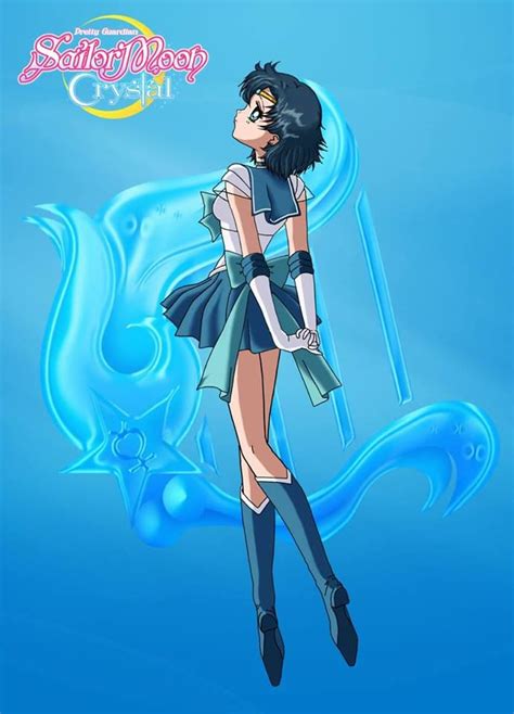 super sailor mercury in the sailor moon crystal style セーラーマーキュリー 美少女戦士セーラームーン セーラー戦士