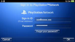 Registrieren sie sich jetzt, um die vorteile von my sony zu entdecken: Anmelden/Abmelden | PlayStation®Vita Benutzerhandbuch