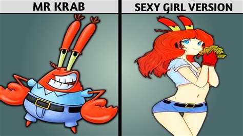 Spongebob Characters Swap To Sexy Girl Versionmaxtv Youtube