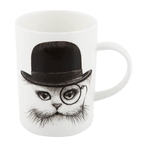 Cat In Hat Marvellous Mug By All Things Brighton Beautiful
