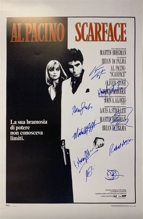 Al Pacino Autograph Signed Scarface Poster