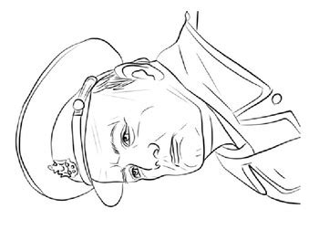Winston churchill free coloring page. Winston Churchill coloring picture by Steven's Social ...