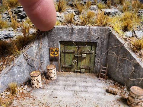 Bunker Diorama Dioramasff Miniaturwelten Dioramen Miniatur