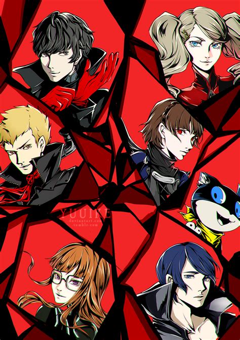 Persona 5 All Out Attack Speedpaint By Yuuike On Deviantart