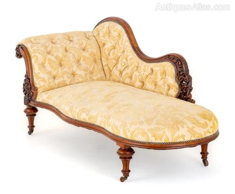 Elegant Victorian Walnut Chaise Longue Antiques Atlas