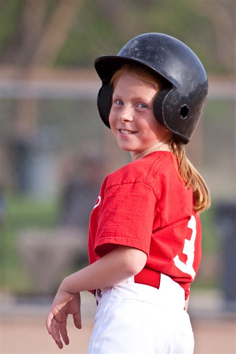 Little Girl Playing Softball Chandler Youth Sports