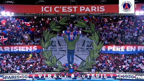Ultras Psg Vs Napoli Tifo And Ambiance Du Cup Youtube