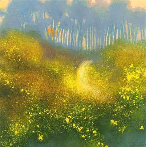 On The Trail At Dawn Iv 228 John Ogrady Art Abstract Landscape