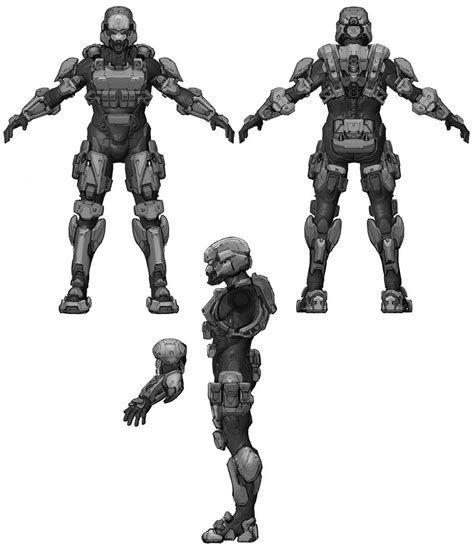 Spartan Soldier Armor Characters And Art Halo 4 Halo Armor Armor