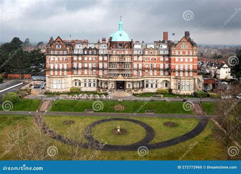 Aerial View of the Victorian Architecture of the Majestic Hotel in