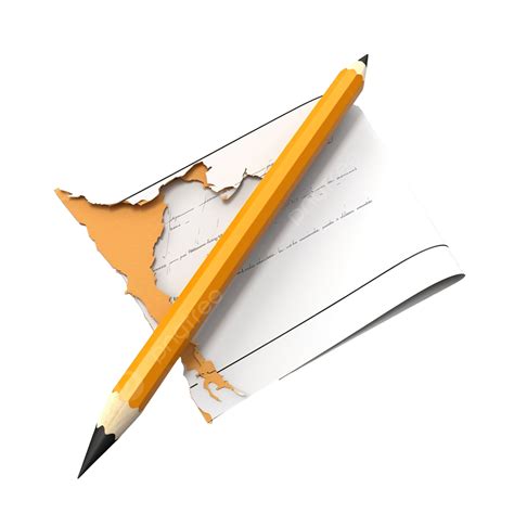 Illustration Of A Broken Pencil And Note Pencil Write School Png