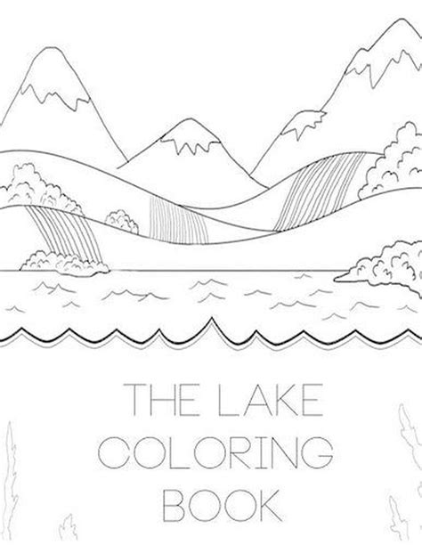 Lake Coloring Book Coloring Pages