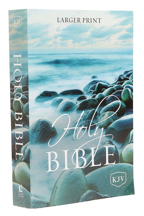Kjv Holy Bible Larger Print Paperback Comfort Print