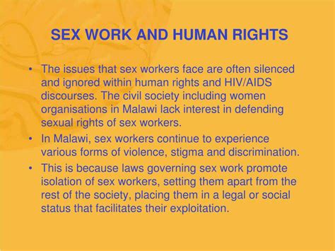 Ppt Stigma And Discrimination Against Sex Workers Powerpoint