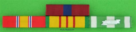 Marine Corps Vietnam War Mounted 4 Ribbon Bar Good Conduct Medal