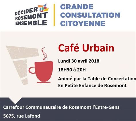 Consultation Citoyenne Le Café Urbain Service Des Loisirs Angus