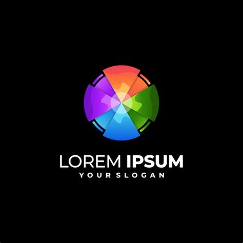 Premium Vector Circle Colorful Logo