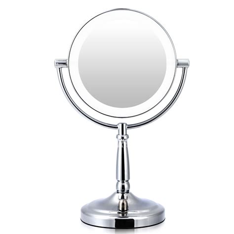 Shop our range of mirrors & more at myer. Silver Chrome Lighted Makeup Mirror 3X Bathroom Round Shaped