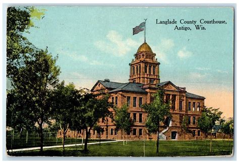 1914 Langlade County Courthouse Exterior Building Antigo Wisconsin Wi