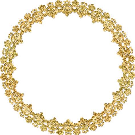 Golden Round Frame Png Hd Png Mart Images And Photos Finder