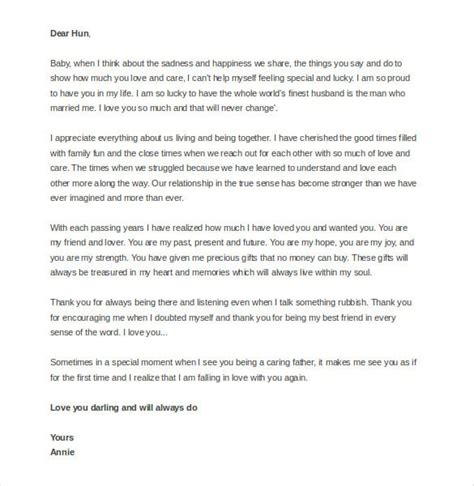 11+ Love Letter Templates to My Husband - DOC
