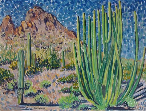 William Deraymond Art In The Sonoran Desert Around Ajo 30x40