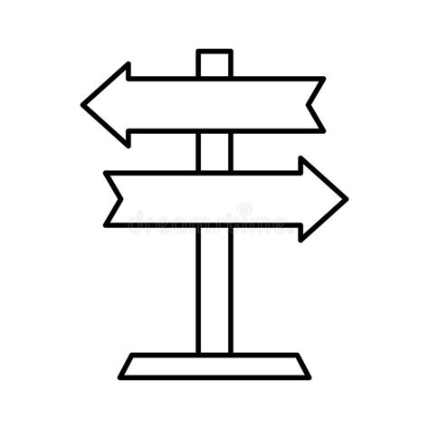 Directional Arrows Isolated Vector Icon Which Can Be Easily Modified Or