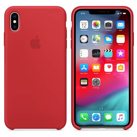Buy Apple Silicone Case Product Red For Iphone Xs Max Online In Uae