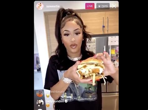 The tap in rapper had twitter users scratching their head after she wrote on jan. Saweetie's McDonald's Homemade Creation Is Jaw-Dropping ...