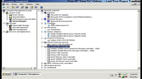 Windows Xp Basics How To Open Device Manager And View Your Installed