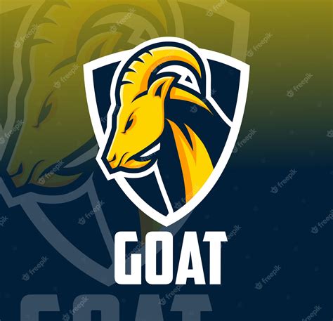 Premium Vector Goat Mascot Esport Logo