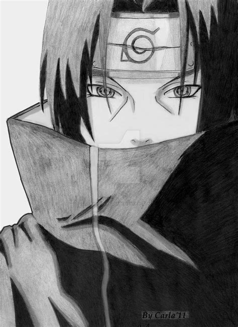 Itachi Lineart By Airforlife On DeviantArt