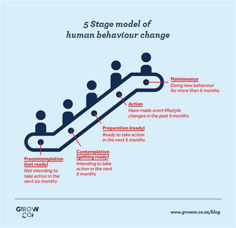 The 5 Stages Model Of Human Behaviour Change Behavior Change Human