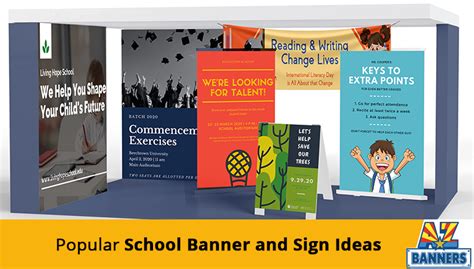 8 Popular School Banner And Sign Ideas