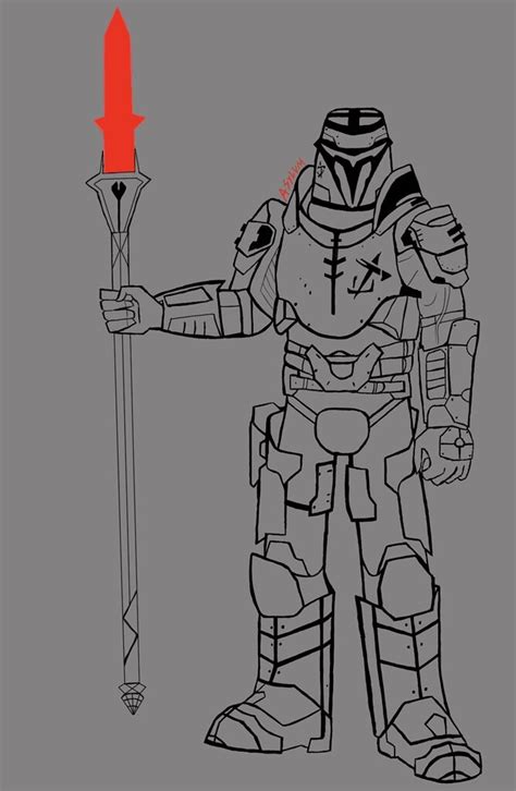 Artstation Sentinel Knight From Doom Eternal