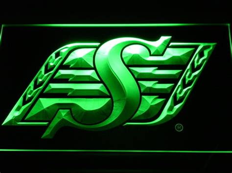 The riders, along with the rest of the cfl, announced the 2021 schedule on tuesday after being given the green light on monday to. Saskatchewan Roughriders Sport Bar Pub Club Logo Neon Sign ...