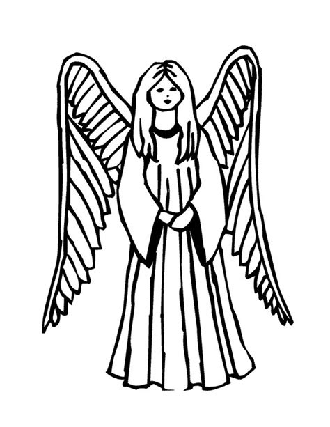 Angel gabriel coloring pages for kids. Angel Coloring Pages - GetColoringPages.com