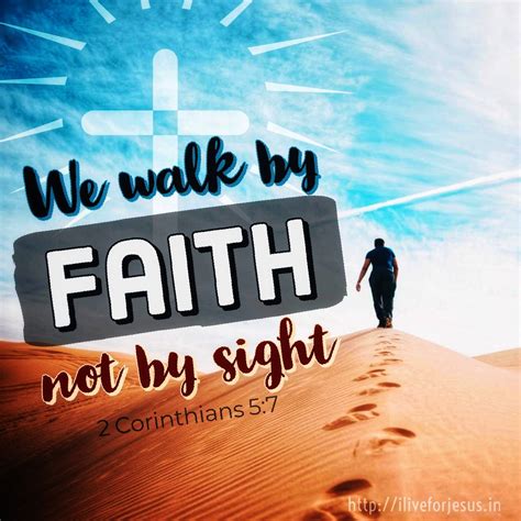 Walk By Faith I Live For Jesus