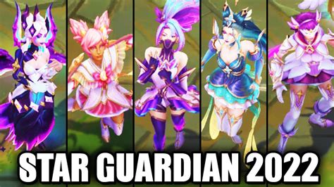 All New Star Guardian 2022 Skins Part 2 Akali Syndra Taliyah Morgana