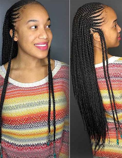 Here is a video that teaches how to achieve this. 10 Gorgeous Ways To Style Your Ghana Braids - Blushery