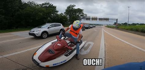 Pennsylvania Man Takes Jet Ski for a Highway Ride, Is Pulled Over by