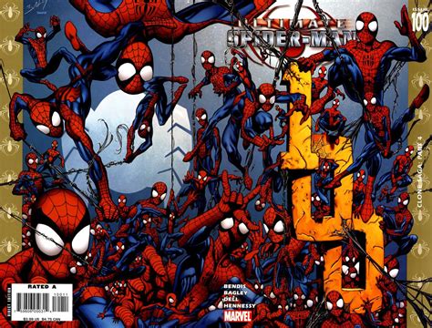 Ultimate Marvel Ultimate Spiderman Comic Books Art Comic Book Cover