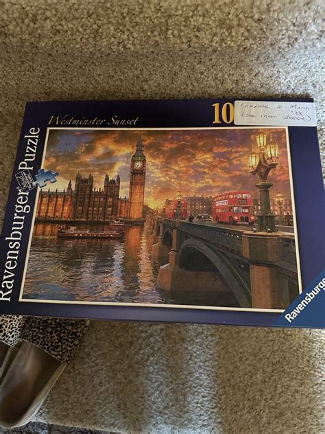 Ravensburger 1000 Piece Jigsaw Puzzle Westminster Sunset Ebay