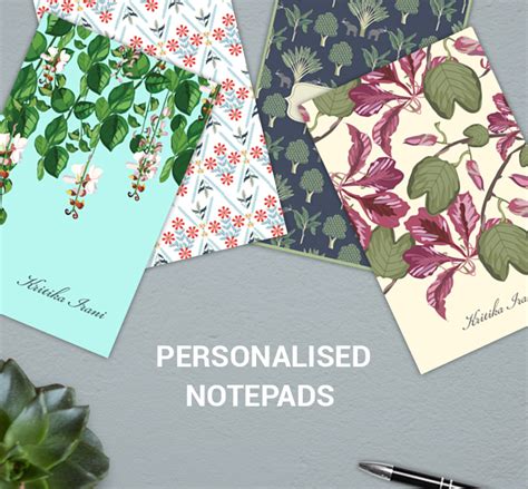 Custom Notepads Personal Stationery Paper Design Co